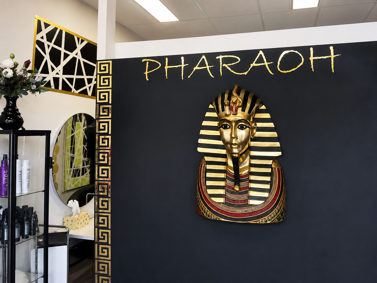 Pharaoh Hair, Beauty and Nails shopfront or salon interior